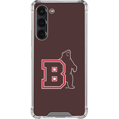 Brown University Bears Logo Galaxy S23 Plus Clear Case