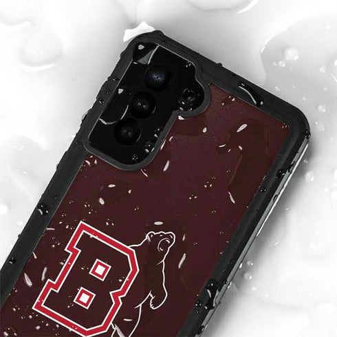 Brown University Bears Logo Galaxy S23 Plus Waterproof Case