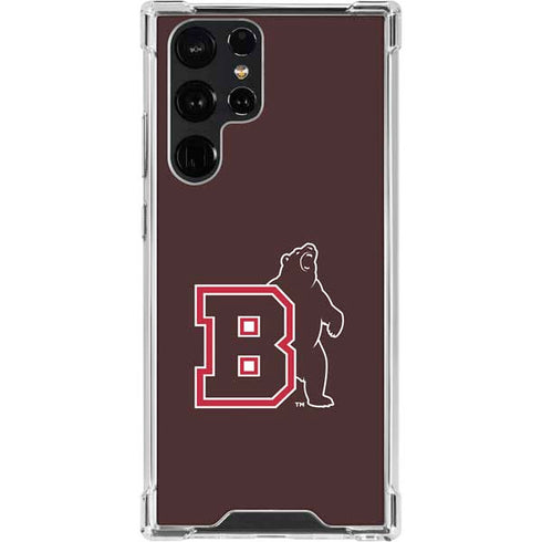 Brown University Bears Logo Galaxy S23 Ultra Clear Case