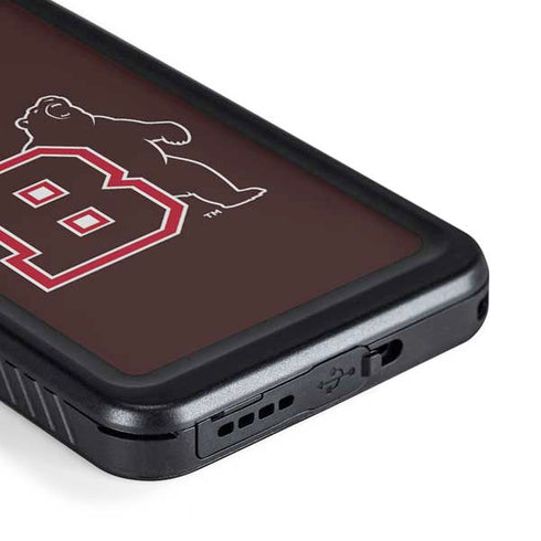 Brown University Bears Logo Galaxy S23 Waterproof Case
