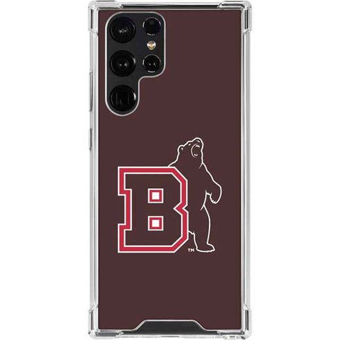 Brown University Bears Logo Galaxy S24 Ultra Clear Case