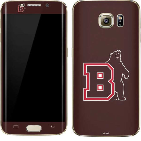 Brown University Bears Logo Galaxy S7 Edge Skin