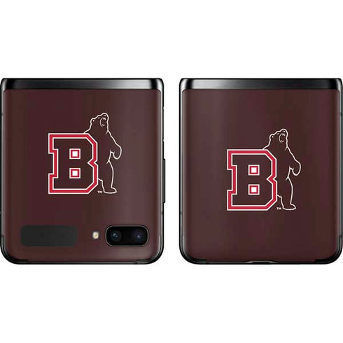 Brown University Bears Logo Galaxy Z Flip Skin