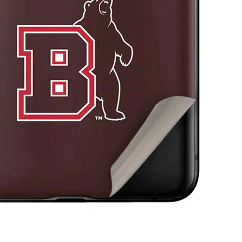 Brown University Bears Logo Galaxy Z Flip Skin