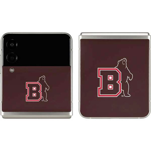 Brown University Bears Logo Galaxy Z Flip3 5G Skin