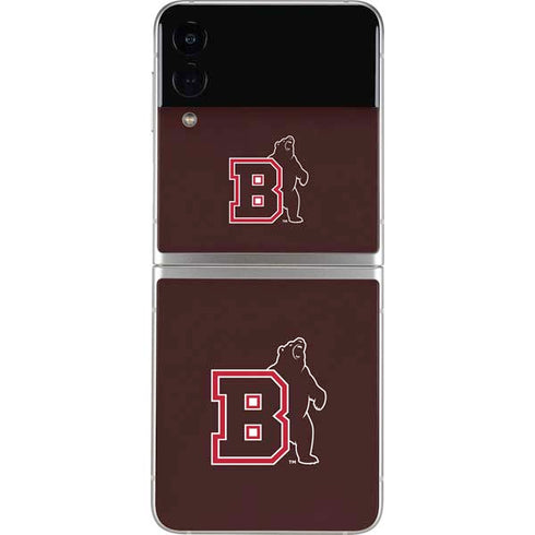 Brown University Bears Logo Galaxy Z Flip3 5G Skin