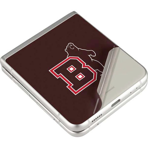 Brown University Bears Logo Galaxy Z Flip3 5G Skin