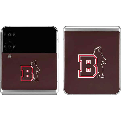 Brown University Bears Logo Galaxy Z Flip4 5G Skin