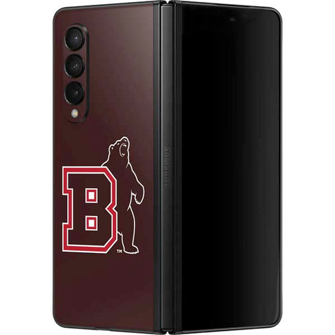 Brown University Bears Logo Galaxy Z Fold3 5G Skin