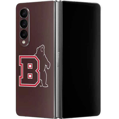 Brown University Bears Logo Galaxy Z Fold4 5G Skin