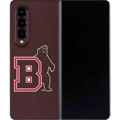 Brown University Bears Logo Galaxy Z Fold4 5G Skin