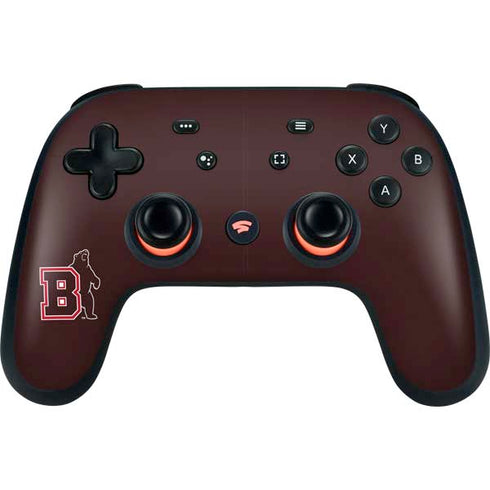 Brown University Bears Logo Google Stadia Controller Skin