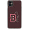 Brown University Bears Logo iPhone 11 Clear Case