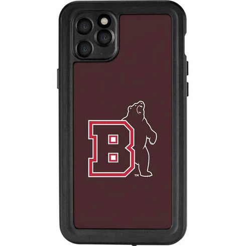 Brown University Bears Logo iPhone 11 Pro Max Waterproof Case