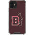 Brown University Bears Logo iPhone 12 Clear Case