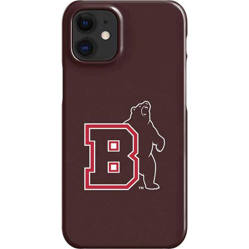 Brown University Bears Logo iPhone 12 Mini Lite Case