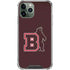 Brown University Bears Logo iPhone 12 Pro Clear Case
