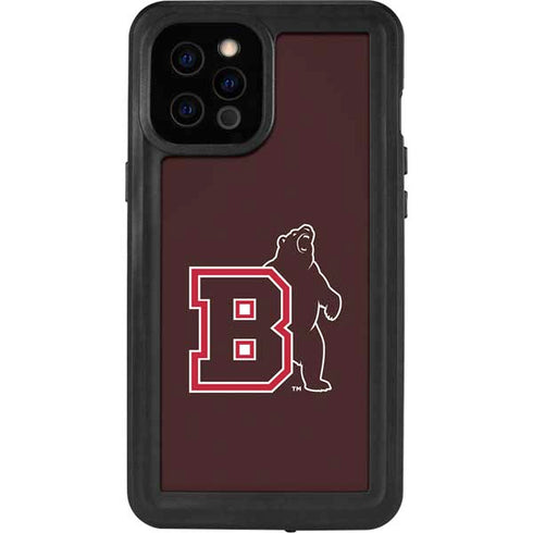 Brown University Bears Logo iPhone 12 Pro Max Waterproof Case