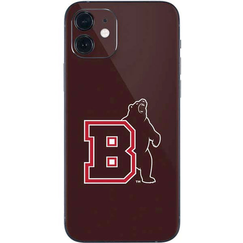 Brown University Bears Logo iPhone 12 Skin