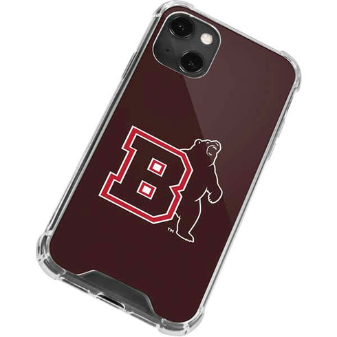 Brown University Bears Logo iPhone 13 Mini Clear Case