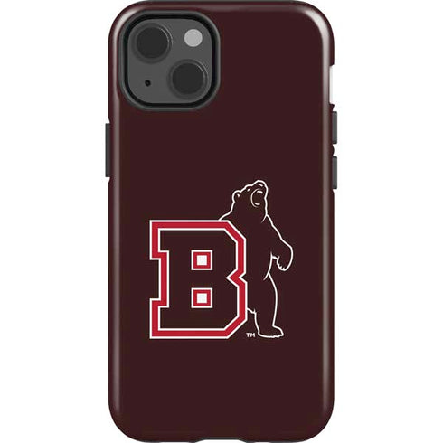 Brown University Bears Logo iPhone 15 Impact Case