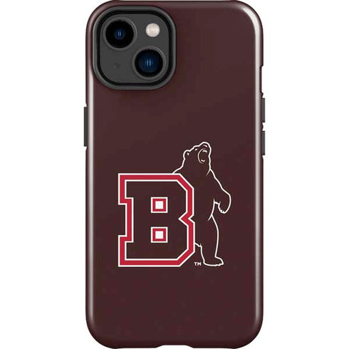 Brown University Bears Logo iPhone 14 Plus Impact Case