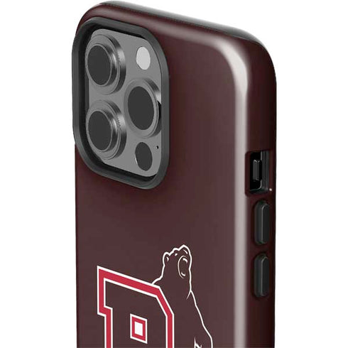 Brown University Bears Logo iPhone 15 Pro Impact Case