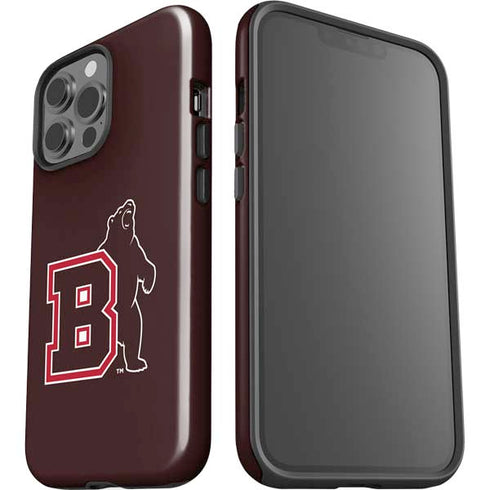 Brown University Bears Logo iPhone 15 Pro Max Impact Case