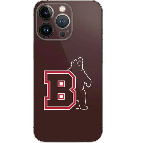 Brown University Bears Logo iPhone 15 Pro Skin