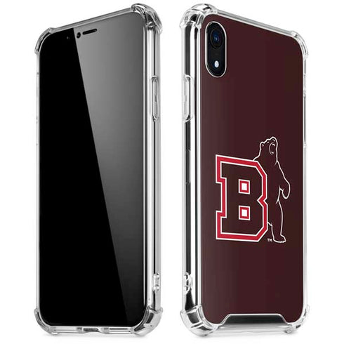 Brown University Bears Logo iPhone XR Clear Case