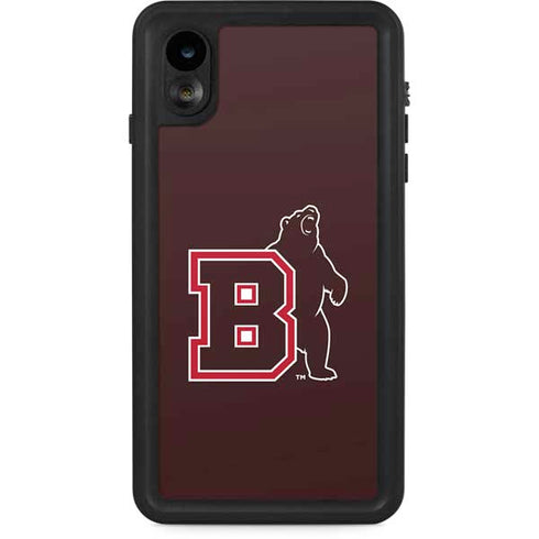 Brown University Bears Logo iPhone XR Waterproof Case