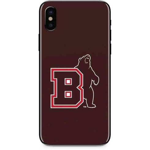 Brown University Bears Logo iPhone XS Max Skin