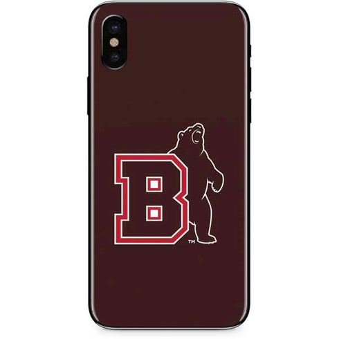 Brown University Bears Logo iPhone XS Skin