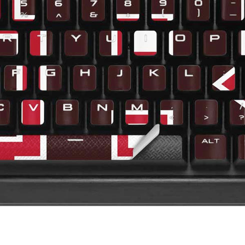 Brown University Bears Logo K95 RGB PLATINUM Mechanical Gaming Keyboard Skin
