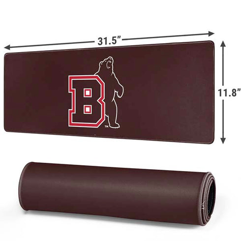 Brown University Bears Logo Gaming Mouse Pad