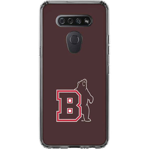Brown University Bears Logo LG K51/Q51 Clear Case