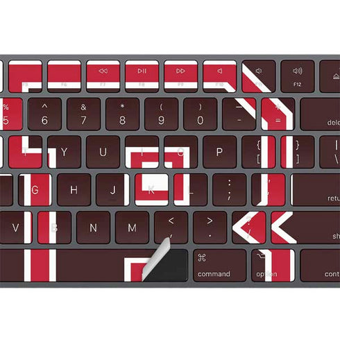 Brown University Bears Logo Magic Keyboard with Numeric Keypad Skin