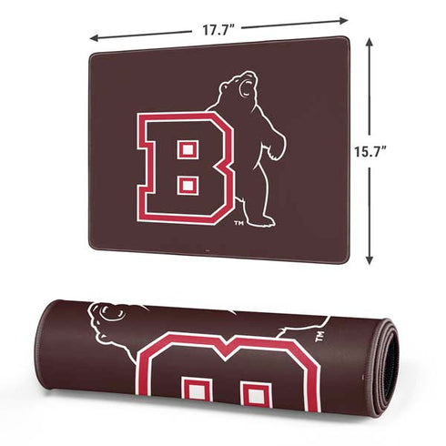 Brown University Bears Logo Gaming Mouse Pad