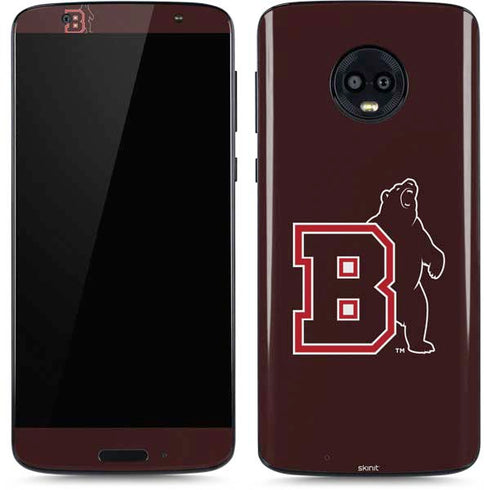 Brown University Bears Logo Moto G6 Skin