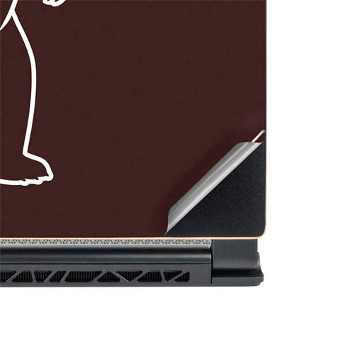 Brown University Bears Logo MSI GS65 Stealth Laptop Skin