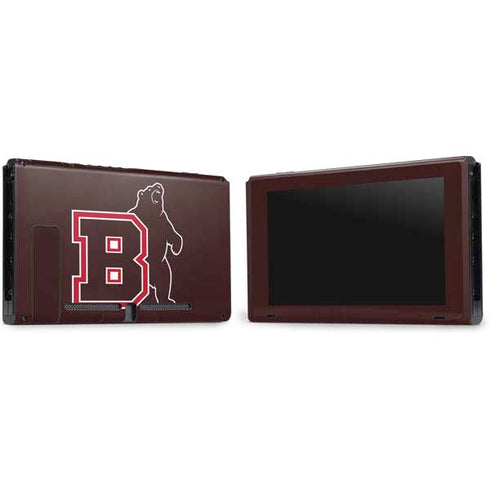 Brown University Bears Logo Nintendo Switch Bundle Skin