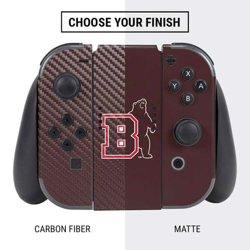 Brown University Bears Logo Nintendo Switch Bundle Skin
