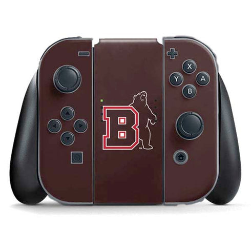 Brown University Bears Logo Nintendo Switch (2017-2021) Joy-Con Controller Skin