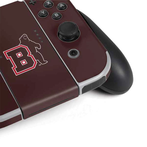 Brown University Bears Logo Nintendo Switch OLED (2021) Skin
