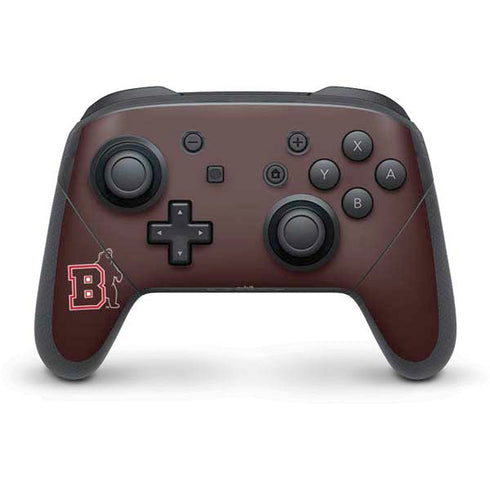 Brown University Bears Logo Nintendo Switch Pro Controller Skin