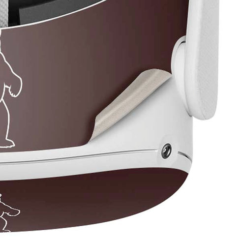Brown University Bears Logo Oculus Quest 2 Skin