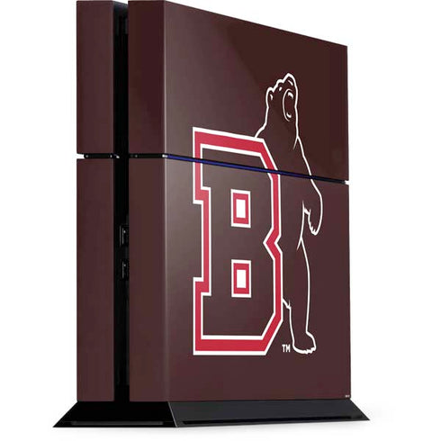 Brown University Bears Logo PS4 Console Skin