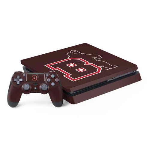 Brown University Bears Logo PS4 Slim Bundle Skin
