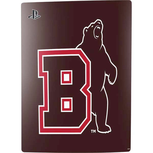 Brown University Bears Logo PS5 Digital Edition Console Skin