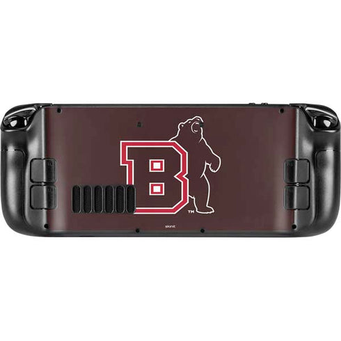 Brown University Bears Logo Steam Deck Handheld Gaming Computer Skin